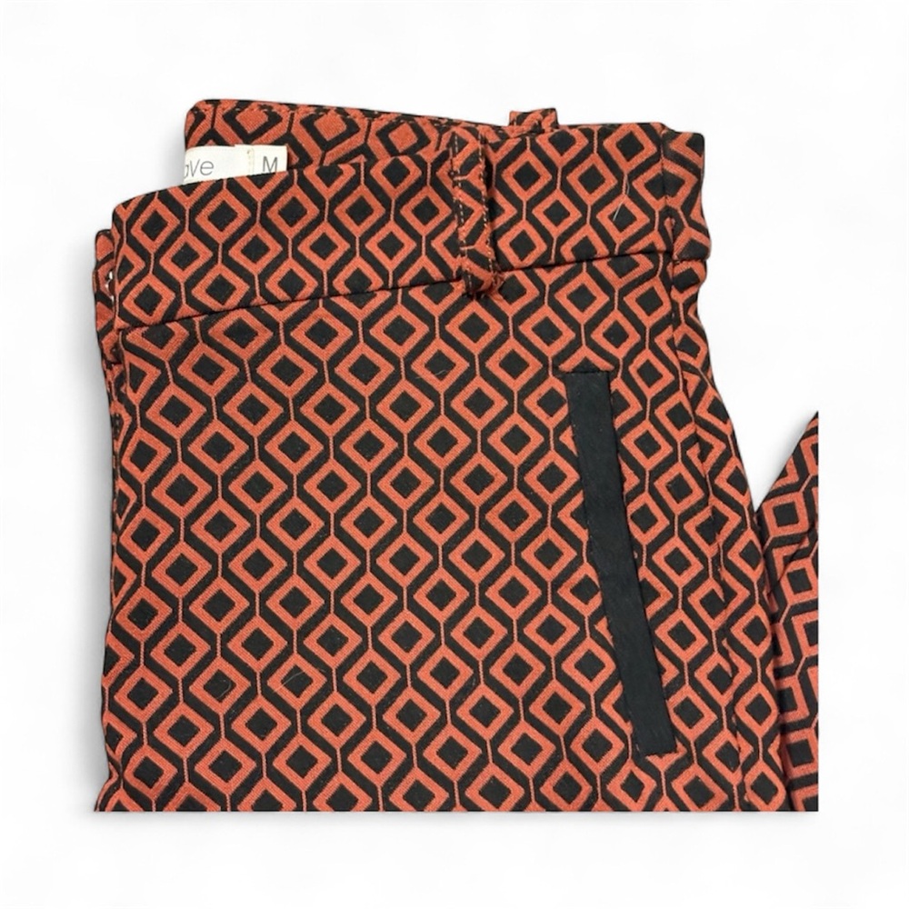 Geometric Pattern Pants - image 3